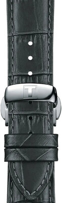 Kožený řemínek Tissot T852.045.750 21mm, šedý, Quick Release