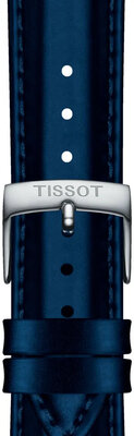 Kožený řemínek Tissot T852.048.150 18mm, modrý, Quick Release