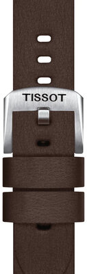 Kožený řemínek Tissot T852.048.211 18mm, hnědý, Quick Release