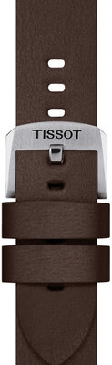 Kožený řemínek Tissot T852.048.215 20mm, hnědý, Quick Release