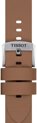 Kožený řemínek Tissot T852.048.217 20mm, hnědý, Quick Release