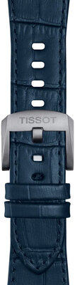 Kožený řemínek Tissot T852.049.411 (pro model Tissot PRX 42mm), modrý, Quick Release