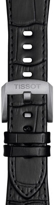 Kožený řemínek Tissot T852.049.415 (pro model Tissot PRX 42mm), černý, Quick Release