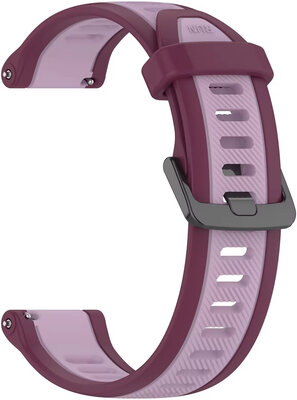 Silikonový řemínek Ricardo 20mm (Garmin Venu, Venu Sq, Venu Sq 2, Venu 2 plus aj.), fialový, Quick Release