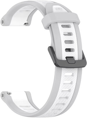 Silikonový řemínek Ricardo 22mm (Garmin Venu 3, Forerunner 265, Vívoactive 4 aj.), šedý, Quick Release