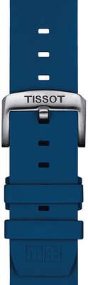 Silikonový řemínek Tissot T852.047.175 22mm, modrý, Quick Release