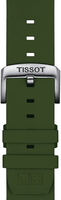 Silikonový řemínek Tissot T852.047.177 22mm, zelený, Quick Release