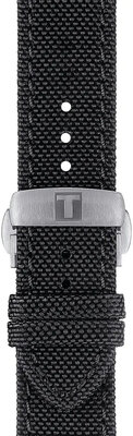 Textilní řemínek Tissot T852.043.157 21mm, černý, Quick Release