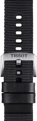 Textilní řemínek Tissot T852.046.769 22mm, černý, Quick Release