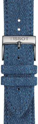 Textilní řemínek Tissot T852.046.781 22mm, modrý, Quick Release