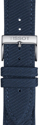 Textilní řemínek Tissot T852.046.783 22mm, modrý, Quick Release