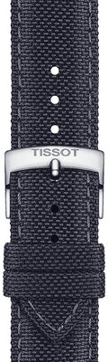 Textilní řemínek Tissot T852.048.183 21mm, šedý, Quick Release