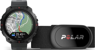 Polar Grit X2 Pro HR Night Black, velikost S-L (+ hrudní pás H10)
