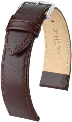 Kožený řemínek Hirsch Osiris M 03475110NQ-1, hnědý, teletina, délka M
