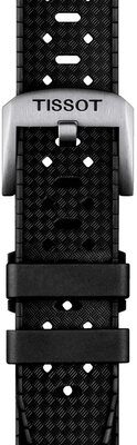 Pryžový řemínek Tissot T852.049.628 20mm, černý, Quick Release