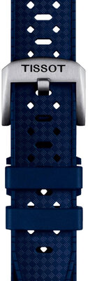 Pryžový řemínek Tissot T852.049.963 20mm, modrý, Quick Release