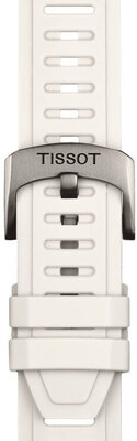 Silikonový řemínek Tissot T852.049.245 21mm, bílý, Quick Release