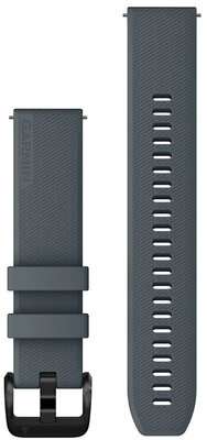 Silikonový řemínek Garmin 20mm (pro Garmin Approach S44, S50 aj.), šedý, Quick Release