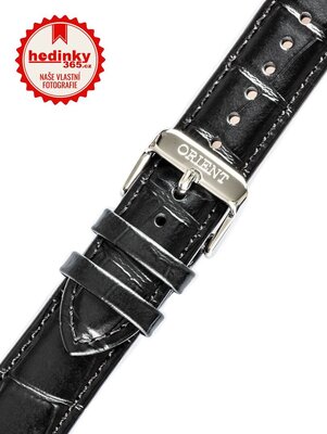 Kožený řemínek Orient UL020018J0 20mm (pro model RA-AP01), černý