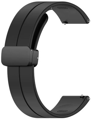 Silikonový řemínek Ricardo 22mm (pro Huawei Watch GT 4, 5), černý, Quick Release