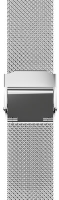 Ocelový náramek JVD RBR14C819-MESH 16mm, stříbrný, milánský