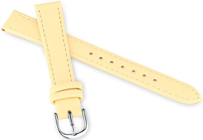Koženkový řemínek JVD RJ7227.1 14mm, žlutý, dětský
