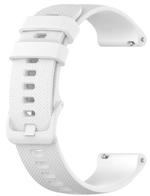 Silikonový řemínek Ricardo 20mm (pro Garmin Venu, Venu Sq, Venu 2 plus aj.), bílý V2, Quick Release