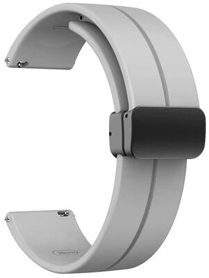Silikonový řemínek Ricardo 22mm (pro Amazfit Bip 5), šedý, Quick Release
