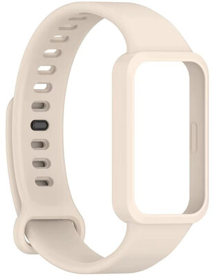 Silikonový řemínek Ricardo (pro Xiaomi Mi Band 9 Active), béžový