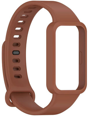Silikonový řemínek Ricardo (pro Xiaomi Mi Band 9 Active), hnědý